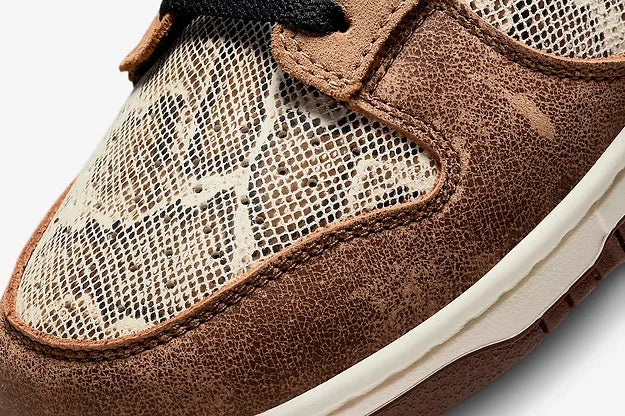 The Nike Dunk Low CO.JP Brown Snakeskin